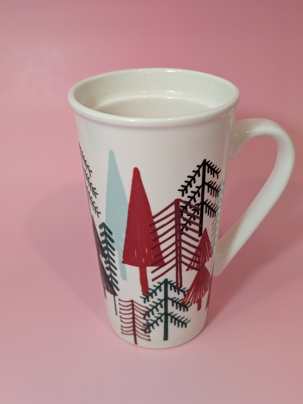 2018 Holiday Starbucks White Christmas Tree Coffee Mug